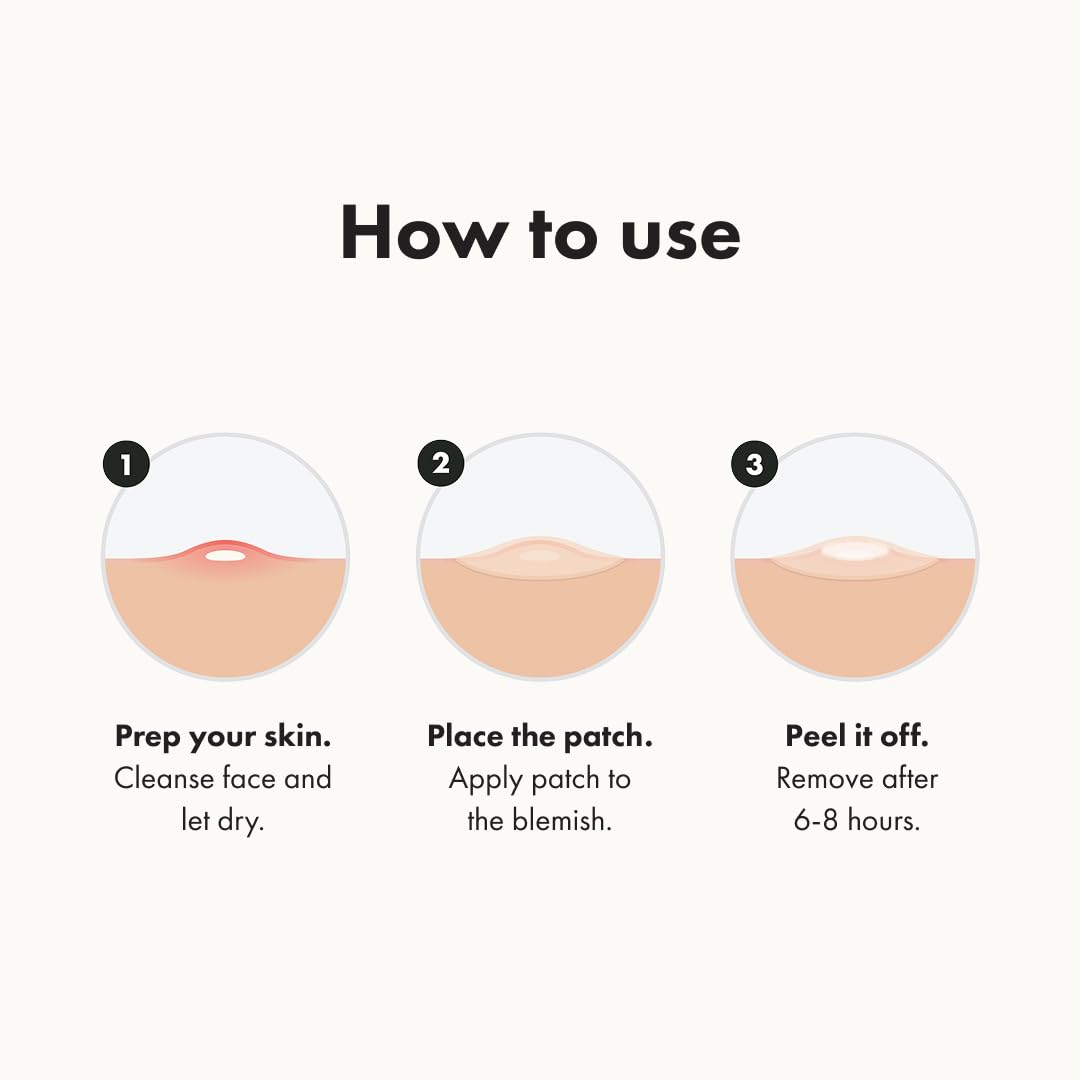 Mighty Patch Original Patch from Hero Cosmetics - #1 Hydrocolloid Acne Pimple Patches for Face, Shrinking Zits & Whiteheads in 1 Use, Nighttime Spot Pimple Stickers for Face, 75 Count (Pack of 2)
