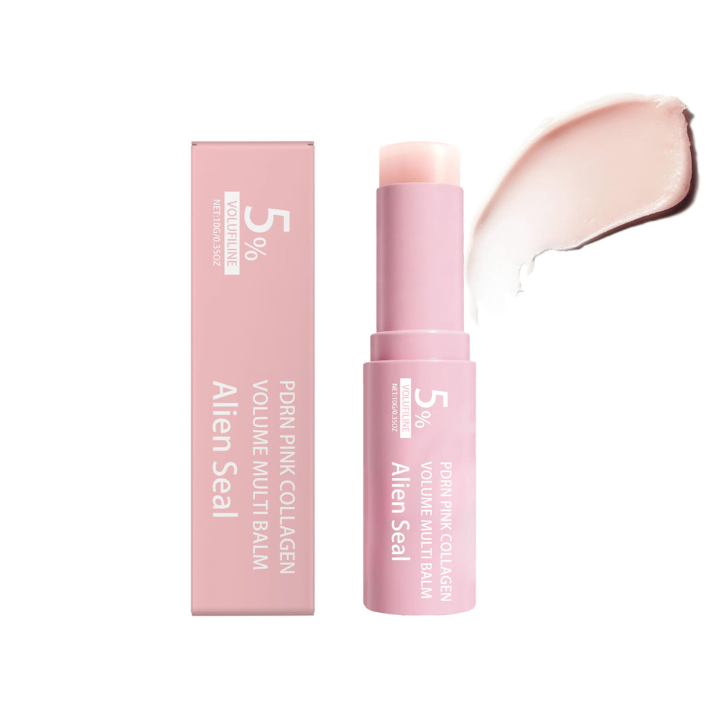 PDRN Pink Collagen Volume Multi Balm | All In One Volufiline, PDRN, NAD Stick for Youthful-Looking, Helping Look of Fine Lines, Firming Care, Anti-Aging Care | For Under-Eyes, Neck, Forehead (1pc)